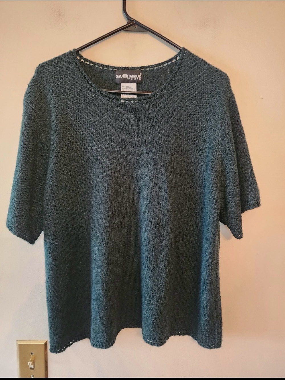 Sag Harbor green blouse size womens xl